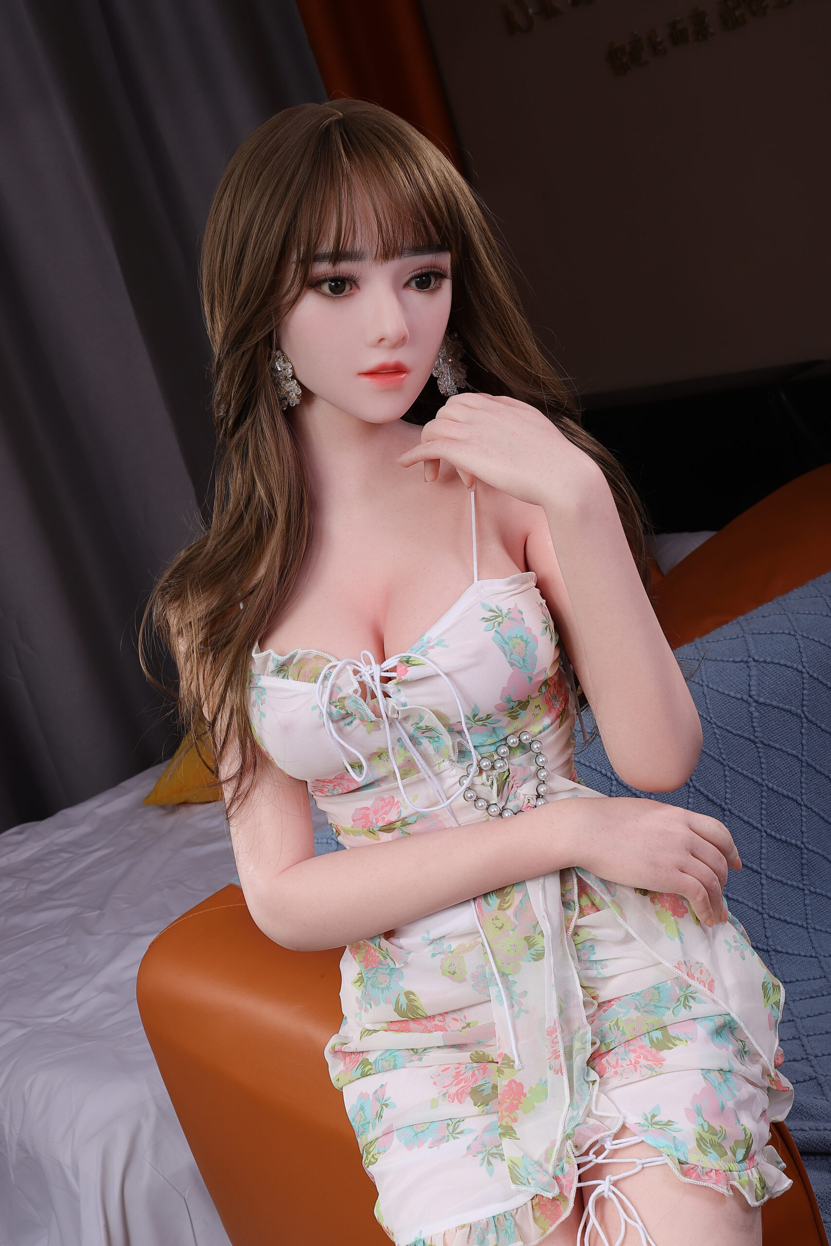 Bobbi - Skinny Asian Silicone Head Sex Doll