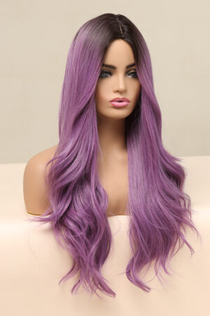 Wavy Long Purple Wig for Sex Doll