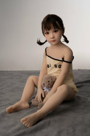 Premium Carole - Cute Flat Chest Mini Sex Doll - CA Stock