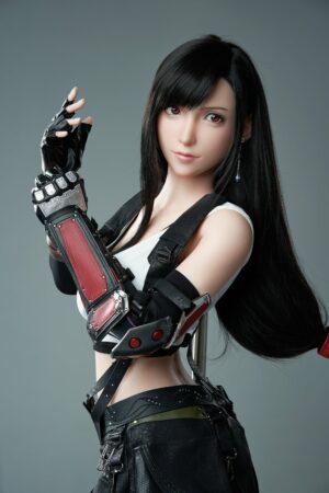 Tifa - Black Hair Anime Sex Doll with Silicone Head