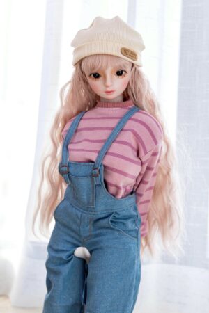 Miriam - 1ft7(50cm) Blonde Tiny Sex Doll with BJD Head