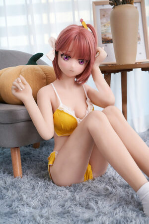 Isla – Pink Hair Anime Sex Doll With PVC Head