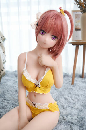 Isla – Pink Hair Anime Sex Doll With PVC Head