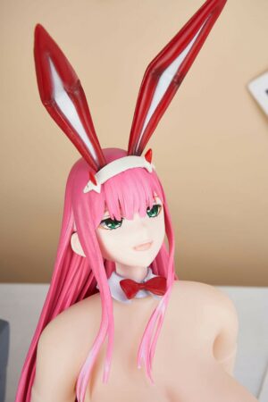 Zero Two - 1ft5(45cm) Tiny Anime Silicone Sex Doll With BJD Head