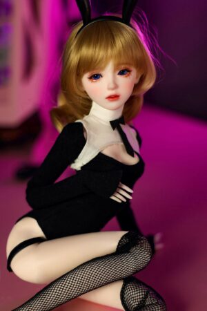 Lila – 1ft7(50cm) Bunny Figure Sex Doll With BJD Head  – US Stock