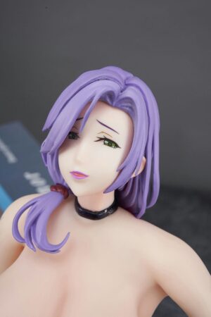 Yuki - 1ft5(45cm) Prison Queendom Tiny Anime Silicone Sex Doll With BJD Head