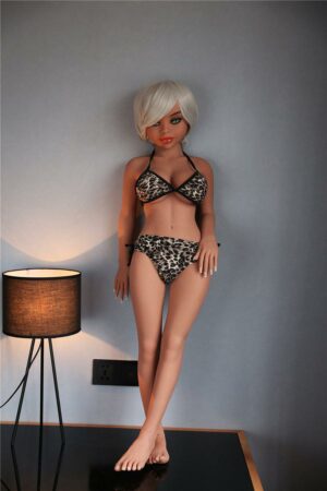 Luxury Madeline - Short Silver Hair Mini Sex Doll - EU Stock