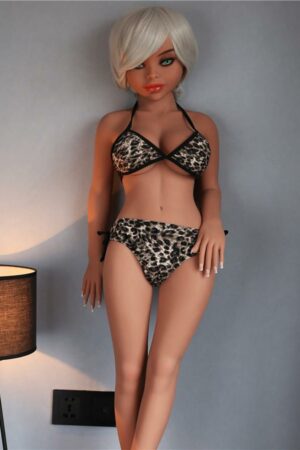 Luxury Madeline - Short Silver Hair Mini Sex Doll - EU Stock