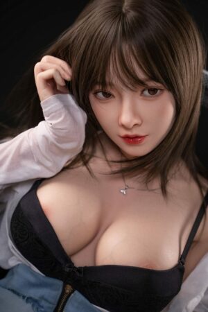 Kaori - Black Hair Sex Doll With Silicone Head