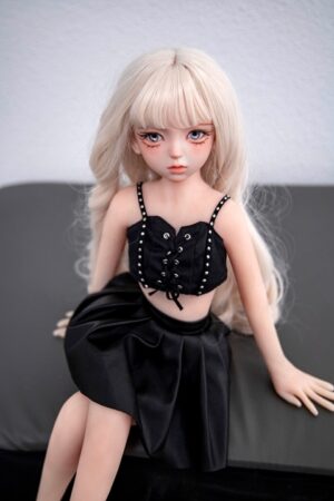 Aniyah - 1ft7(50cm) Blonde Tiny Sex Doll with BJD Head