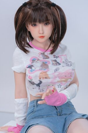 Sora - Short Hair Japanese Sex Doll With Silicone Head