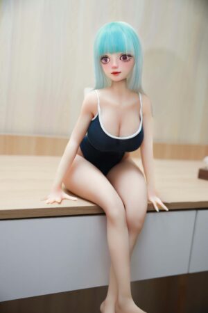 Elise - 2ft6(75cm) Blue Hair Tiny Doll