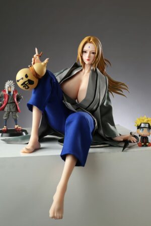 Tsunade - 2ft1 (65cm) Naruto Silicone Sex Doll With BJD Head