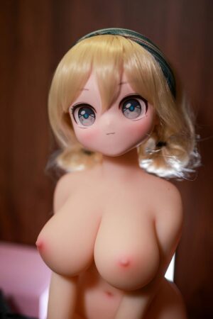 Katlyn - 2ft10(88cm) Blonde Cute Mini Sex Doll With PVC Head