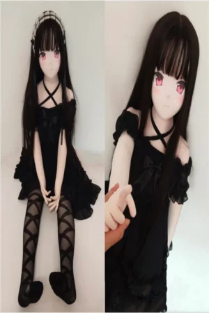 Lotalis - Black Long Hair Lolita Cute Plush Sex Doll