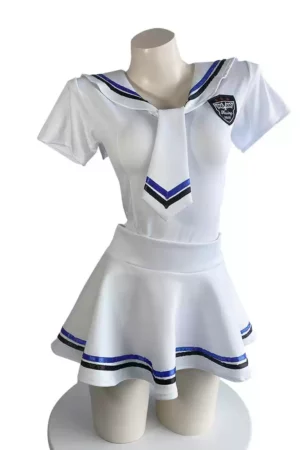Sexy White Navy Girl Uniform for Sex Doll