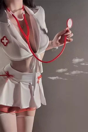 Sweetheart Nurse Cosplay Clothe for Sex Dolls
