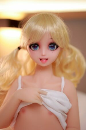 Tia - 2ft6(80cm) Flat Cheasted Anime Sex Doll with Cute Face