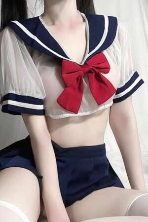 Sex Doll Clothes - JK Uniform + White Stockings