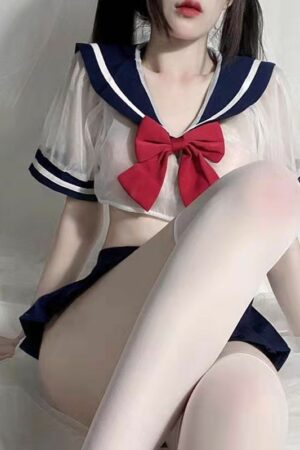 Sex Doll Clothes - JK Uniform + White Stockings