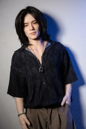 Xander - Real Melancholic Male Sex Doll Full Silicone with Flowing Hair 5ft11/177cm