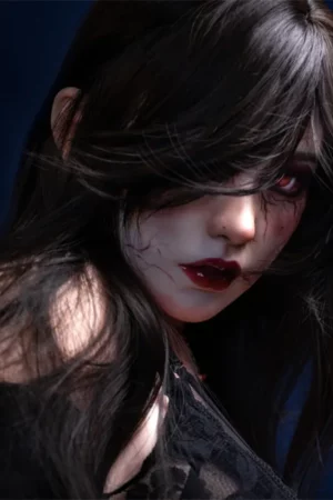 Viorra – Dark Vampire Halloween Sex Doll with Silicone Head