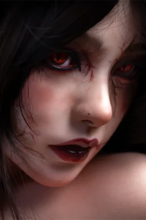 Viorra – Dark Vampire Halloween Sex Doll with Silicone Head
