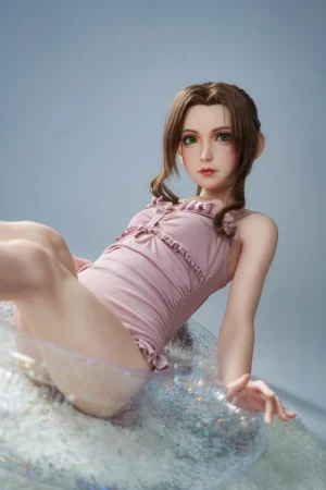 Aerith - FIat Chest Anime Swimsuit Sex Doll - EU Stock