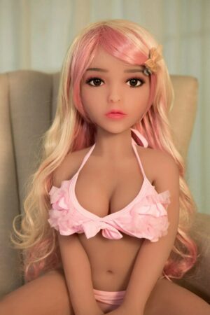 Tyesha - Tan Big Breast Mini Sex Doll 3ft3/100cm - EU Stock