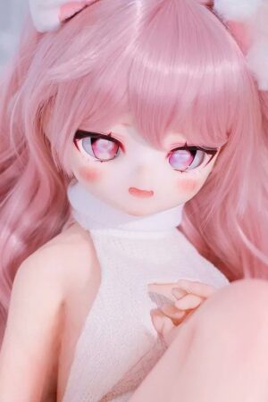 Yuno - Small Anime Sex Doll with Pink Hair 2’3” (68 cm) - US Stock